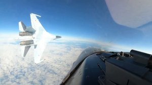 СУ-35 ВКС РФ против F-16 ВВС США над Аляской