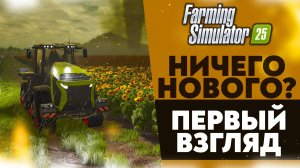 НИЧЕГО НОВОГО? ПЕРВЫЙ ВЗГЛЯД FARMING SIMULATOR 25