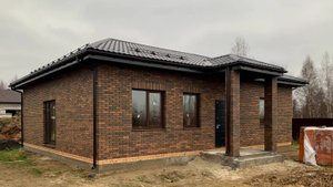 Кирпичный дом в Московской области, Павловский Посадский район д. Радужный