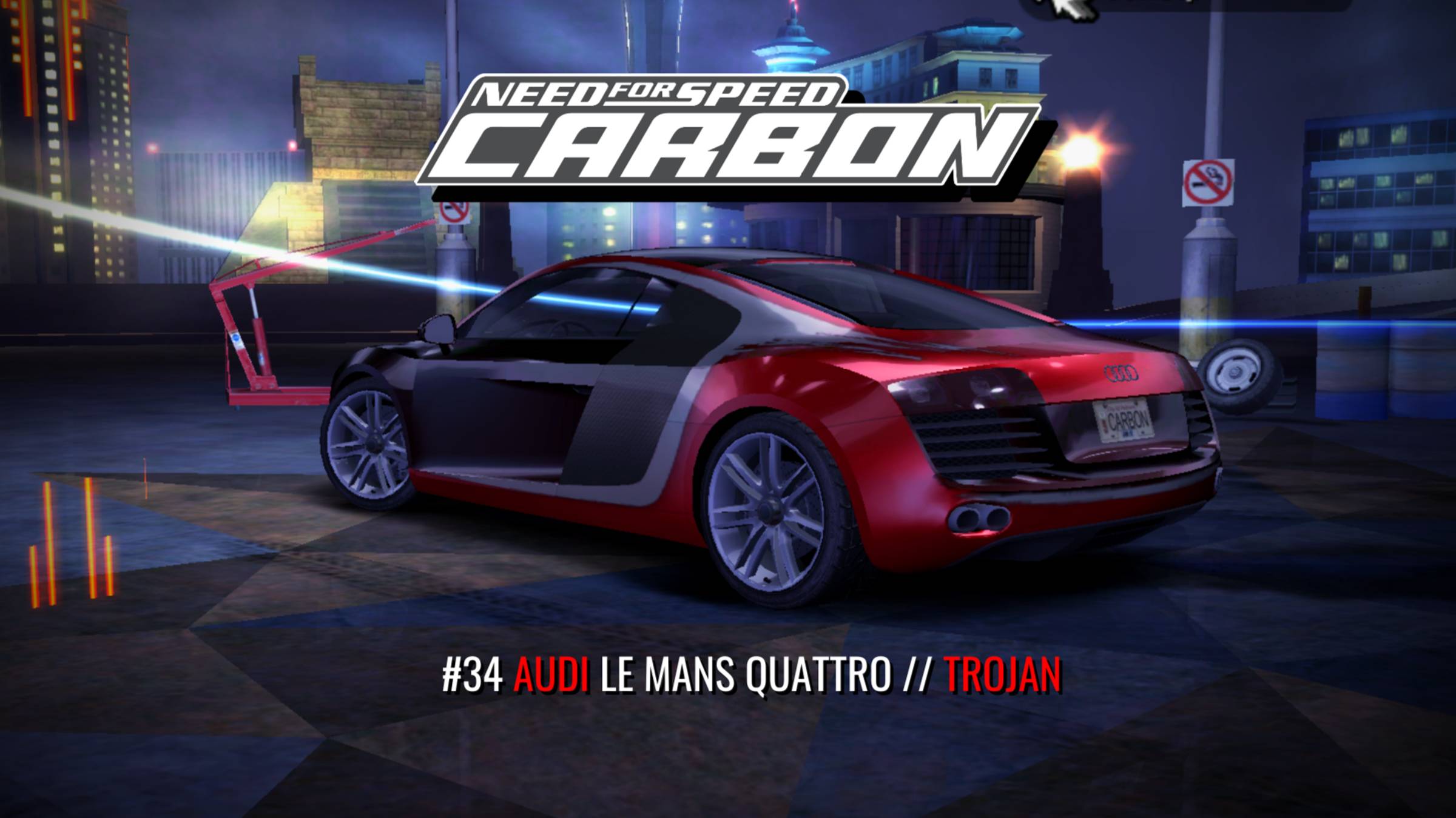 #34 AUDI LE MANS QUATTRO // TROJAN // NEED FOR SPEED: CARBON