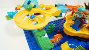 Крутая горка ЛЕГО Building Block ☆ Конструктор лего Marble Run ASMR - Пираты - Pirates