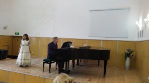 П. Чайковский Мой садик, Г. Гладков Песня Суок. Поёт Евгения Козлова 10 лет