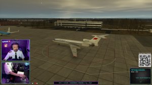 XP12 / VATSIM / УЛЬЯНОВСК - МОСКВА / Ту - 154М