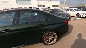Обзор BMW M5 F90 CS "Competition Sport" FROZEN DEEP GREEN / БМВ М5 Ф90 ЦС Матовый Зеленый
