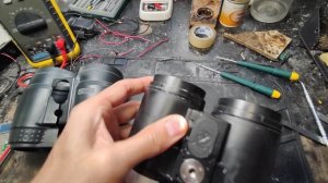 ремонт бинокля со стабилизатором canon часть 1