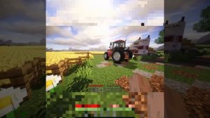 Реалистичный Трактор в Майнкрафте  #Shorts #MineCraft