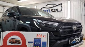 Toyota Rav 4 - установили StarLine S96 GSM, омыватель камеры заднего вида, забронировали кузов