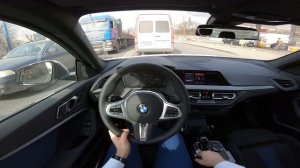 POV тест-драйв BMW 218i F44 Gran Coupe M-Sport / БМВ 218 Ф44 Гран Купе 2020