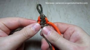 Браслет из паракорда «Скрутившаяся кобра»(360P)