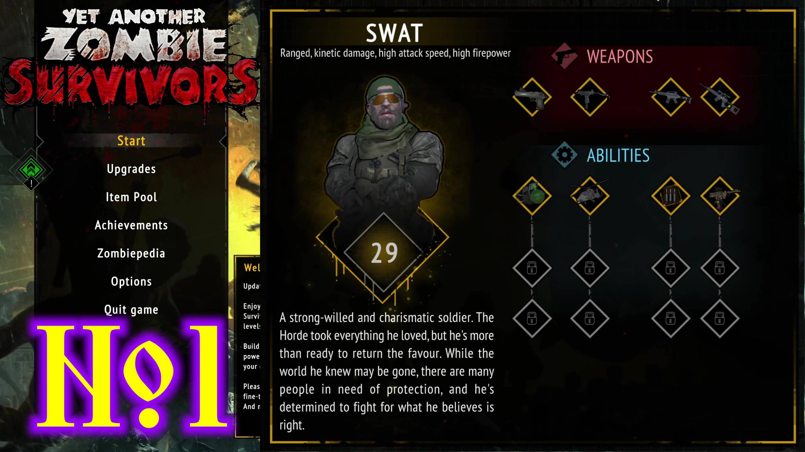 Yet Another Zombie Survivors №1 SWAT