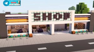 Minecraft city shop (майнкрафт идеи построек)