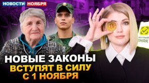 Новости ноября: Реестр Военных, Повышение Пенсий, Узаконен Майнинг, Период Охлаждения по Кредитам!