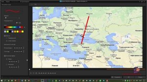 Cyberlink Powerdirector 20  Урок 11.1 Заставка для видео Анимация пути самолёта на карте