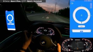 ⏱ 0-100 BMW M550i xDrive G30 / разгон БМВ М550и dragy