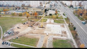 2 ч. Монтаж 68 метрового флагштока, 2 part Installation of a 68-meter flagpole 2 part.