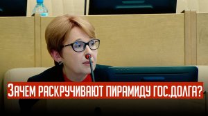 При обсуждении бюджета 2025 в ГД предложила сократить расходы на обслуживание долга.