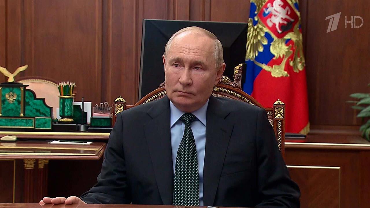 Владимир Путин провел рабочую встречу с губернатором Запорожской области Евгением Балицким