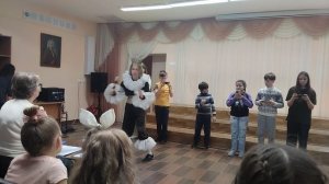 7.01.2023 Репетиция сказки: сцена с сорокой