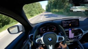 ПОВ тест-драйв БМВ 530дх Г30 рестайл М-Спорт ПРО / BMW 530d xDrive M-Sport PRO ездовые впечатления