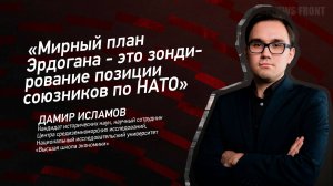 "Мирный план Эрдогана - это зондирование позиции союзников по НАТО" - Дамир Исламов