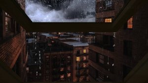 Если долго не можешь уснуть. Атмосфера ночного дождя без грома.