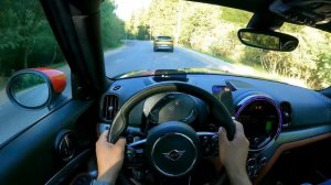 ПОВ тест-драйв MINI Countryman F60 JCW LCI / тест МИНИ Кантримен Ф60 Джон Купер Воркс рестайл 2021