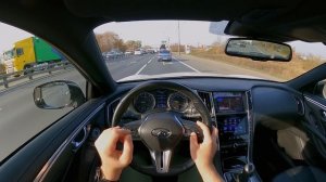 POV тест-драйв INFINITI Q60 Premium + Navi 2.0 211 hp / Инфинити Q60 (Ку60) Премиум + Нави 2021