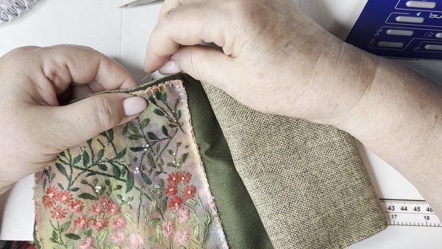 Обложка для вышивальной книги. Интересная история о рукоделии. Медленно шить. Медитативное шитье. смотреть онлайн