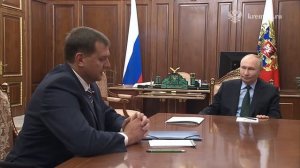 Владимир Путин. Встреча с губернатором Запорожской области 18 ноября 2024 года.