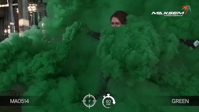 Дымовая Шашка двусторонняя MA0514 Green от PYROtehnik