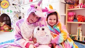 Радужные ЕДИНОРОЖКИ Волшебное ПРЕВРАЩЕНИЕ Nastya life VLOG