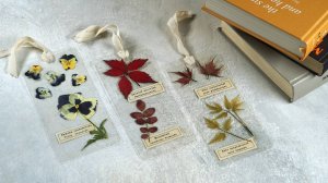 Ботанические закладки с прессом для гербария