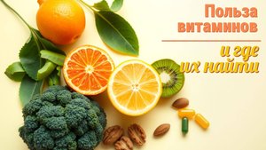 Польза витаминов и где их найти. Разнообразное питание для здоровья организма