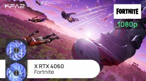 KFA2 X GeForce RTX 4060 Black | Fortnite | 1080p (Full HD) разрешение