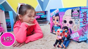БОЛЬШИЕ куклы LOL Настя с НОВЫМИ игрушками на БАЛКОНЕ Nastya life VLOG 0+