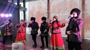 Влог / Город Раменское. Рождество Христово. Выступление казачьего хора / 7.01.24 год