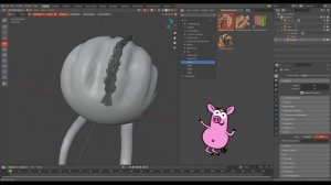 Волосы в Blender для Zbrush