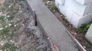 Заливка фундамента. Выравнивание 20220813 191357