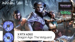 KFA2 X GeForce RTX 4060 Black | Dragon Age: The Veilguard | 1080p (Full HD) разрешение