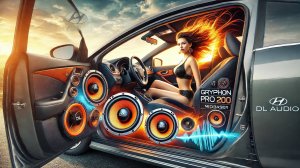 Установка динамиков Gryphon Pro 200 Midbass от DL Audio в двери Hyundai Accent