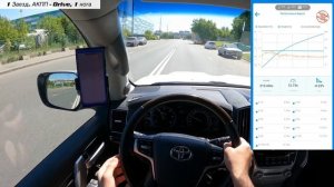 ⏱ 0-100 Toyota Land Cruiser 200 4.5 D 249 hp / Тойота Лэнд Крузер 200 4.5 дизель 249 разгон DRAGY