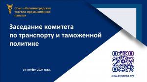 141124Заседание комитета по транспорту и таможенной политике