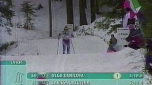 Чемпионат мира 2001г. Лахти (Финляндия).
10км женщины индивидуальная гонка, классический стиль.