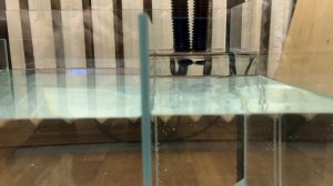 Морской аквариум 100*60*40 см. Внешняя шахта балкончик. Правильная настройка аварийного слива.