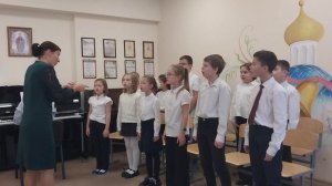 открытый урок "Работа над цепным дыханием в младшем хоре"