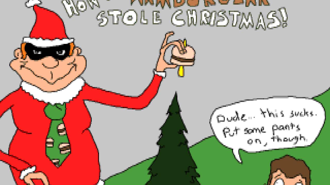 Doom 2. How the Hamburglar Stole Christmas - MAP05: Belligerent Bauble Bastion