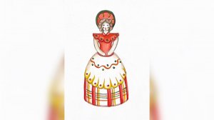 Дымковская игрушка. Барыня. ИЗО 5 класс