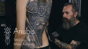 Анубис - процесс татуировки