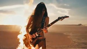 Desert Wind - Hard Rock Music | AI Short Cinematic Clip | Burning Vibes (Official Music Video)