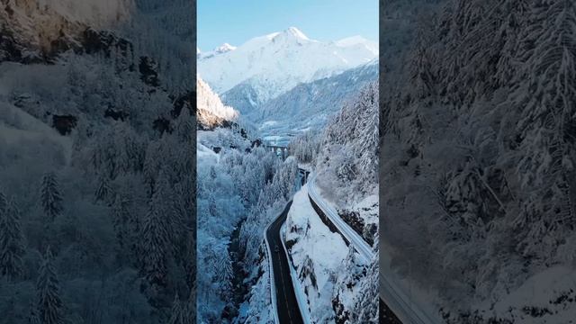 Живописная дорога от Женевы до горнолыжного курорта Шамони-Монблан через французские Альпы